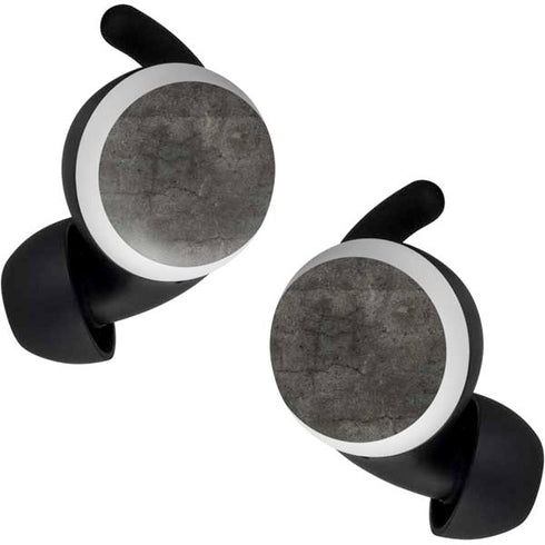 Dark Iron Grey Concrete Google Pixel Buds Skin